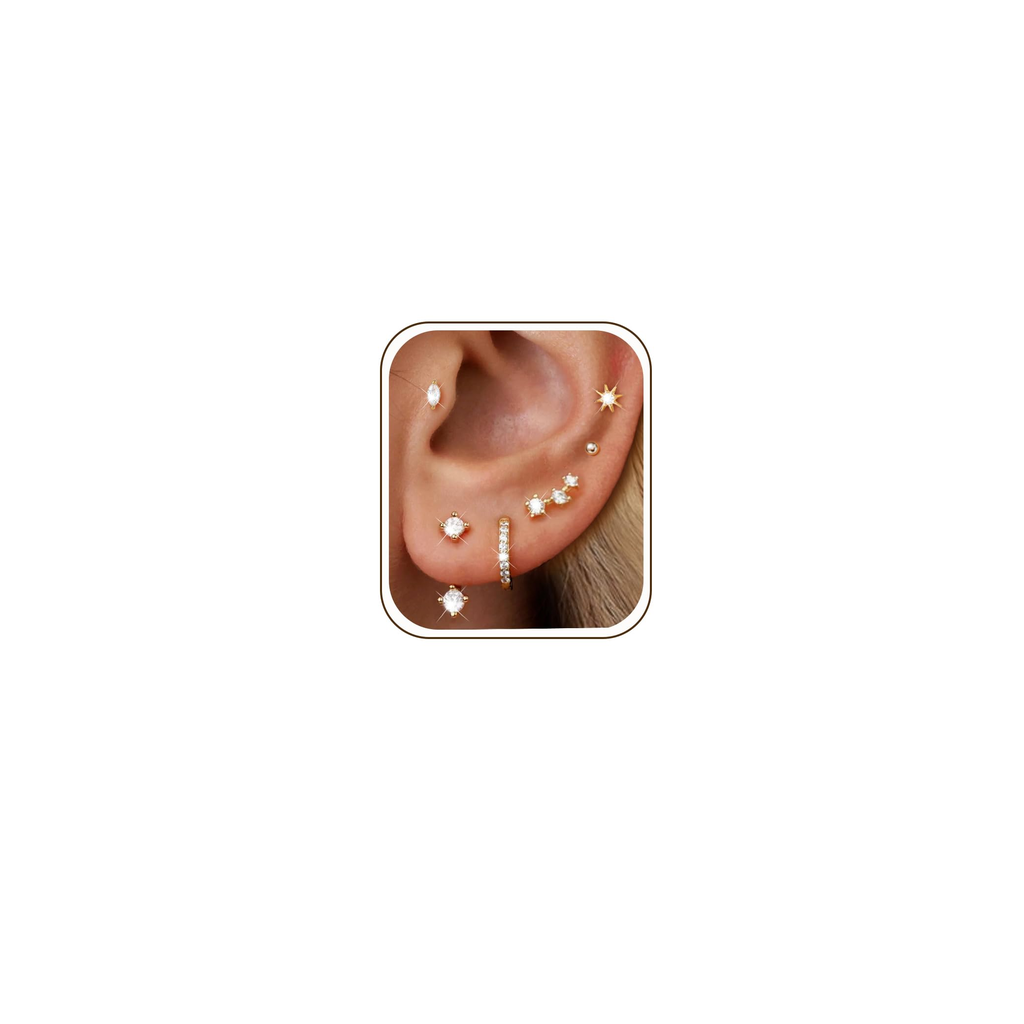 Evans Novapinnacle Jewelry Assorted Stud Earrings Navy