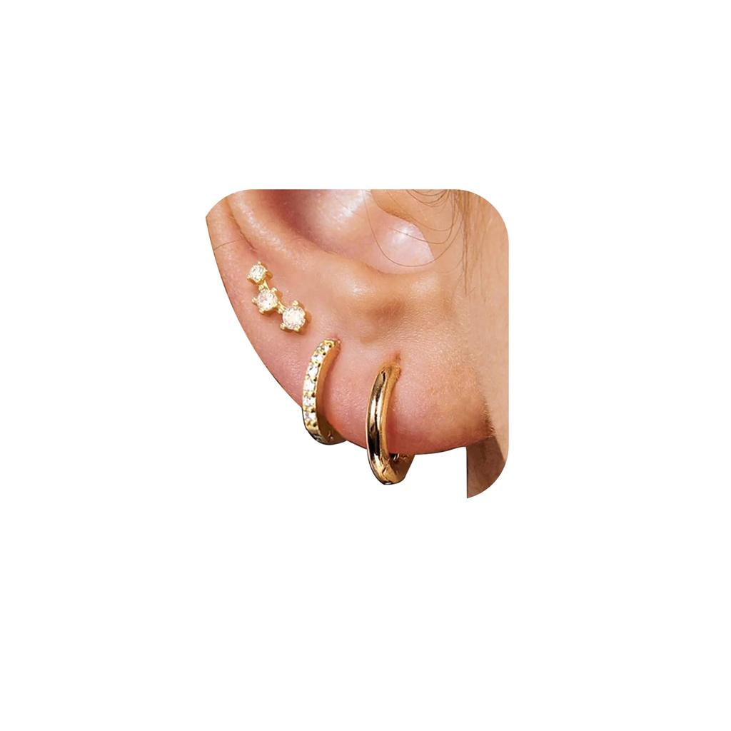 Evans Novapinnacle Jewelry Assorted Stud Earrings Natural