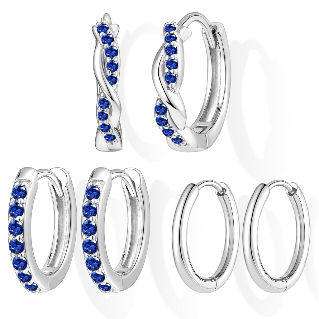 Evans Novapinnacle Jewelry Huggie Earrings Clear