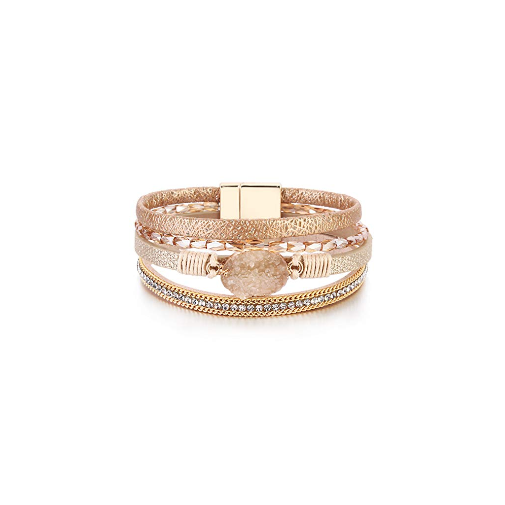 Evans Novapinnacle Jewelry Travel Cuff Bracelet White